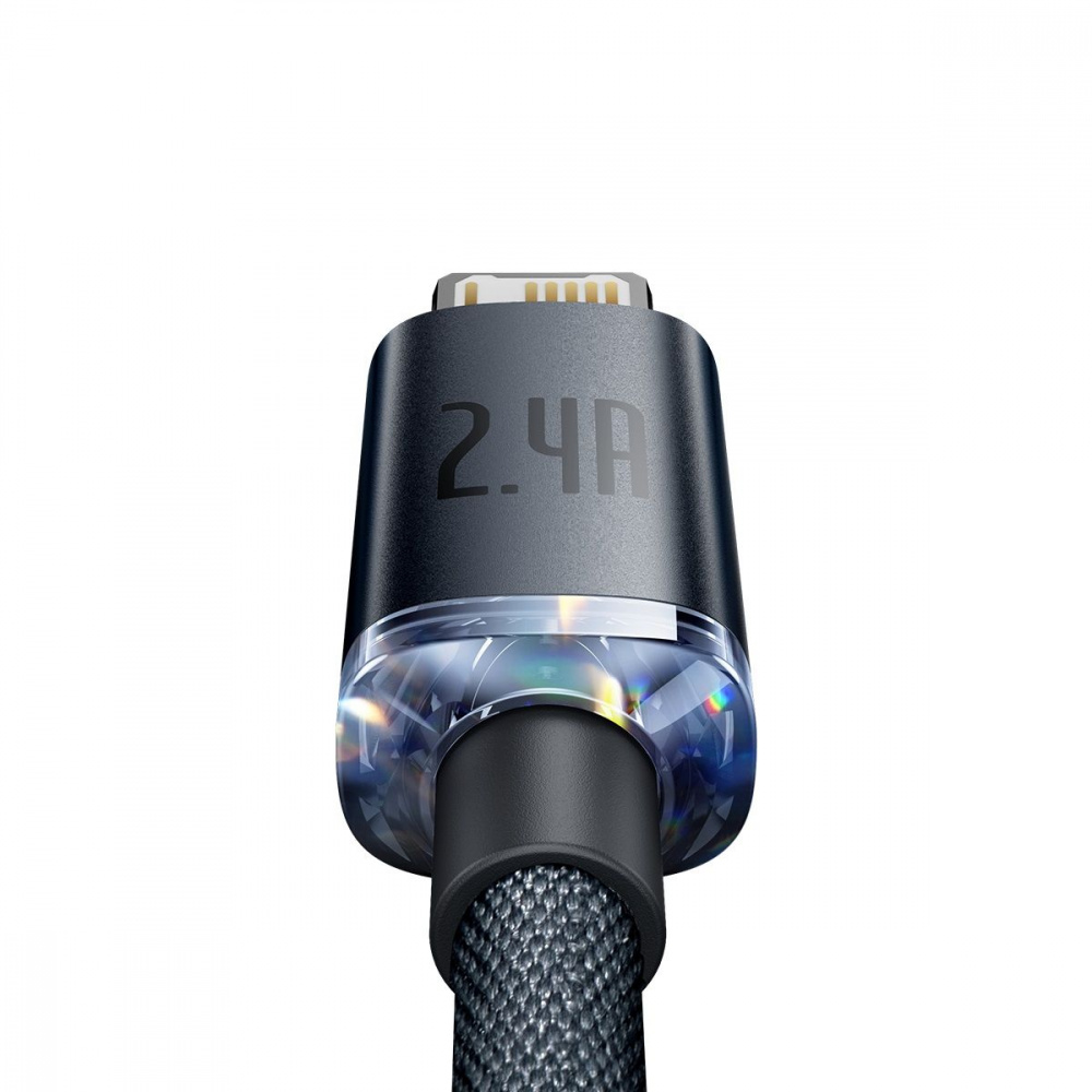 Кабель Baseus Crystal Shine Series Fast Charging Lightning 2.4A (1.2m) — Придбати в Україні - фото 5