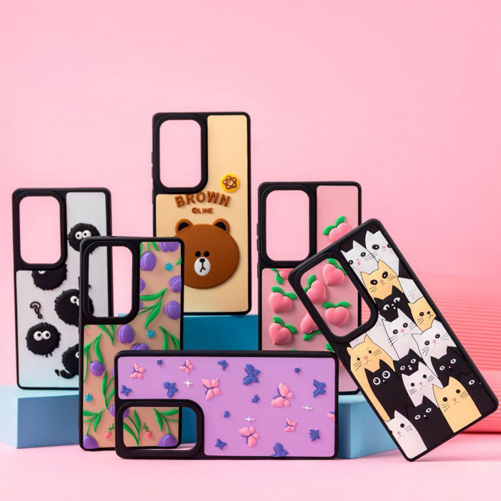 Чохол WAVE Doodle Case Xiaomi Redmi 13C 4G/Poco C65 peach на малюнкі №4