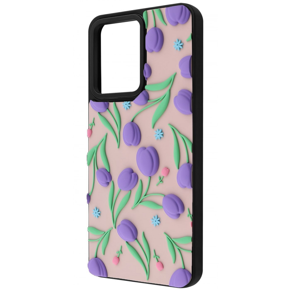 Чохол WAVE Doodle Case Xiaomi Redmi 13C 4G/Poco C65 flowers на малюнкі №1