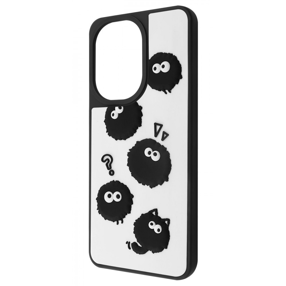 Чехол WAVE Doodle Case Xiaomi Redmi A5 (European) black fluffy на картинке №1