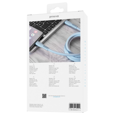 Кабель Proove Eternal Type-C to Type-C 60W (2m) — Придбати в Україні