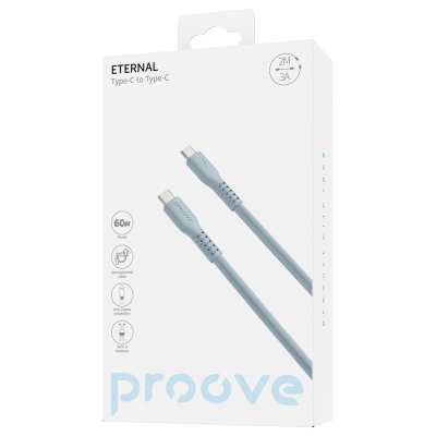 Кабель Proove Eternal Type-C to Type-C 60W (2m) — Придбати в Україні