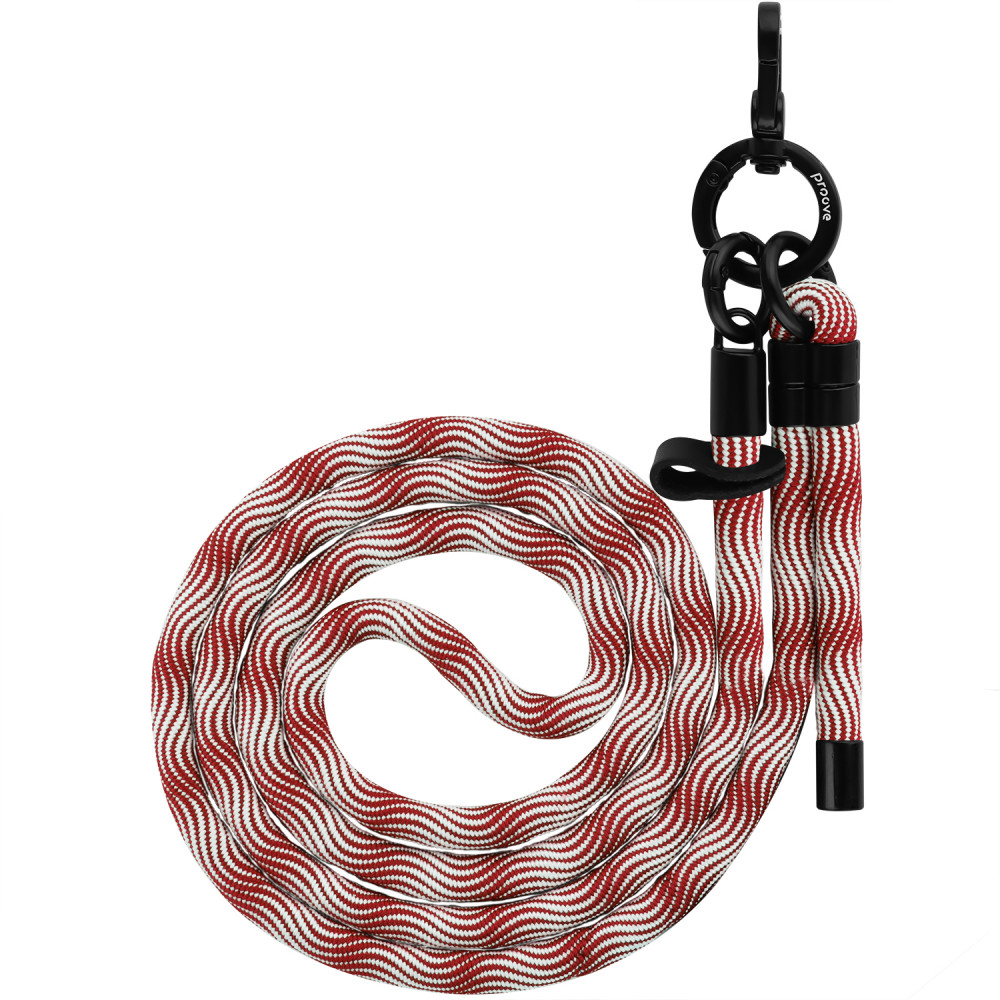 Proove Spiral Cross-Body Strap (PSBSUNSP1550) white/red на малюнкі №1