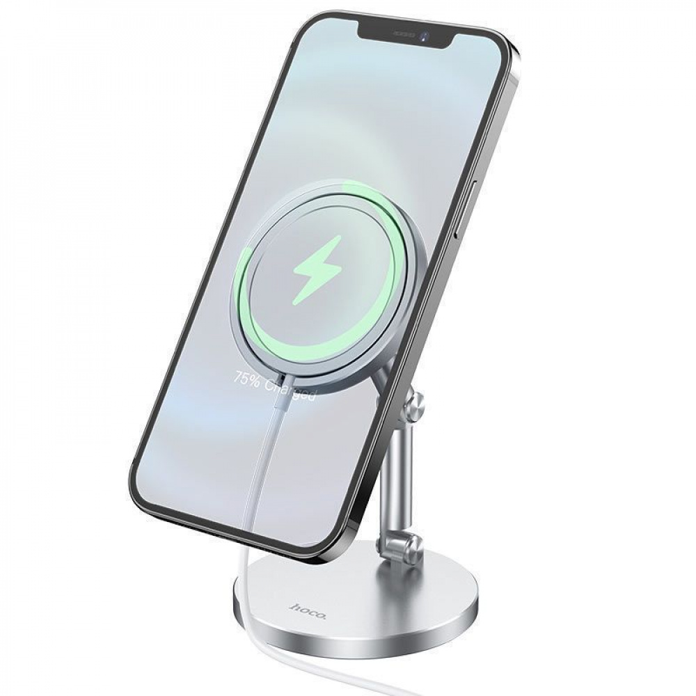 Magnetic wireless charging stand Hoco PH39 Daring - фото 6