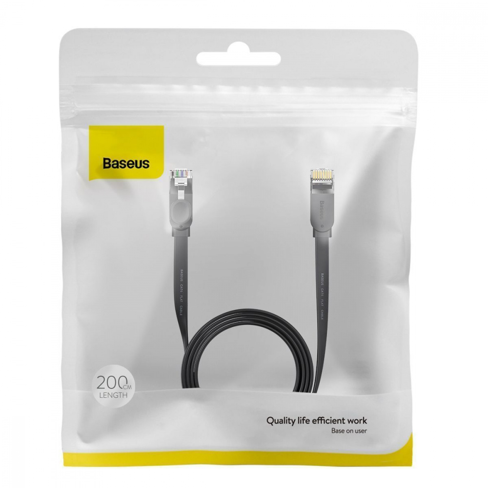 Кабель Baseus High Speed Six types of RJ45 Gigabit network (2m) — Придбати в Україні
