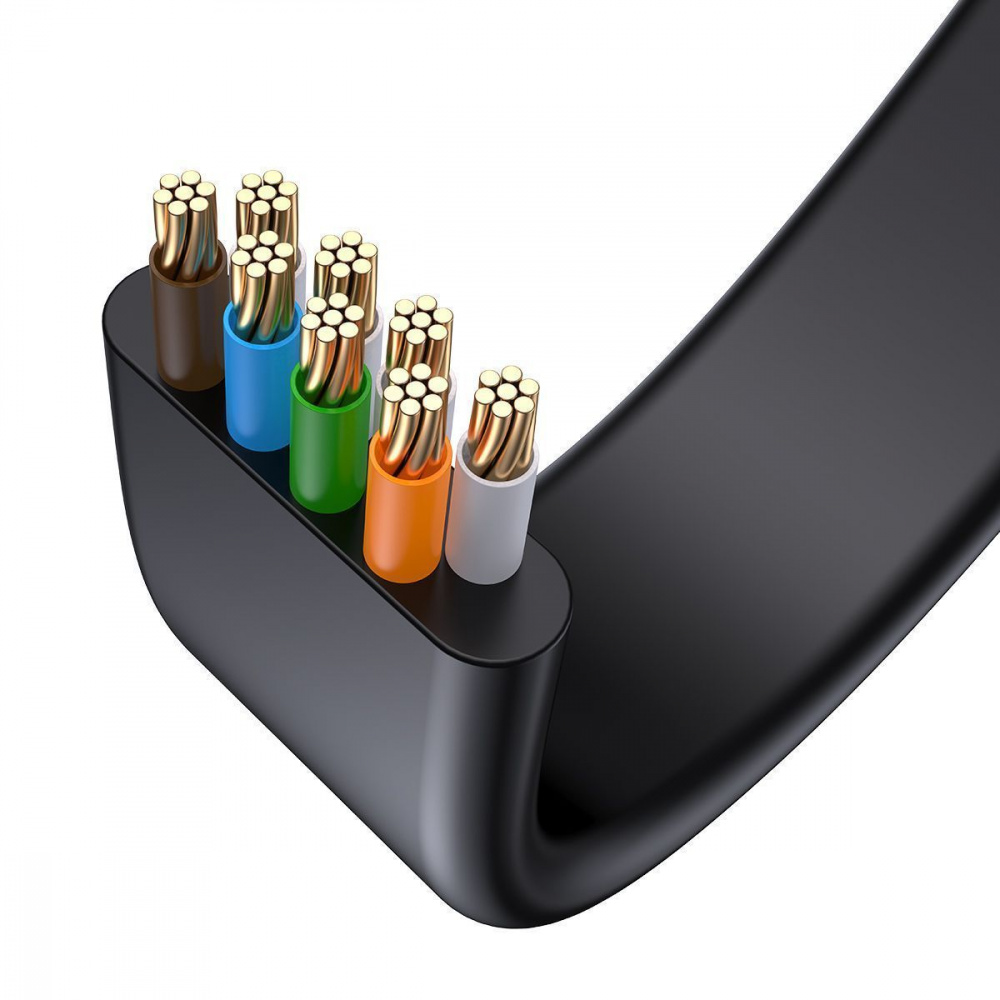 Кабель Baseus High Speed Six types of RJ45 Gigabit network (2m) — Придбати в Україні - фото 4
