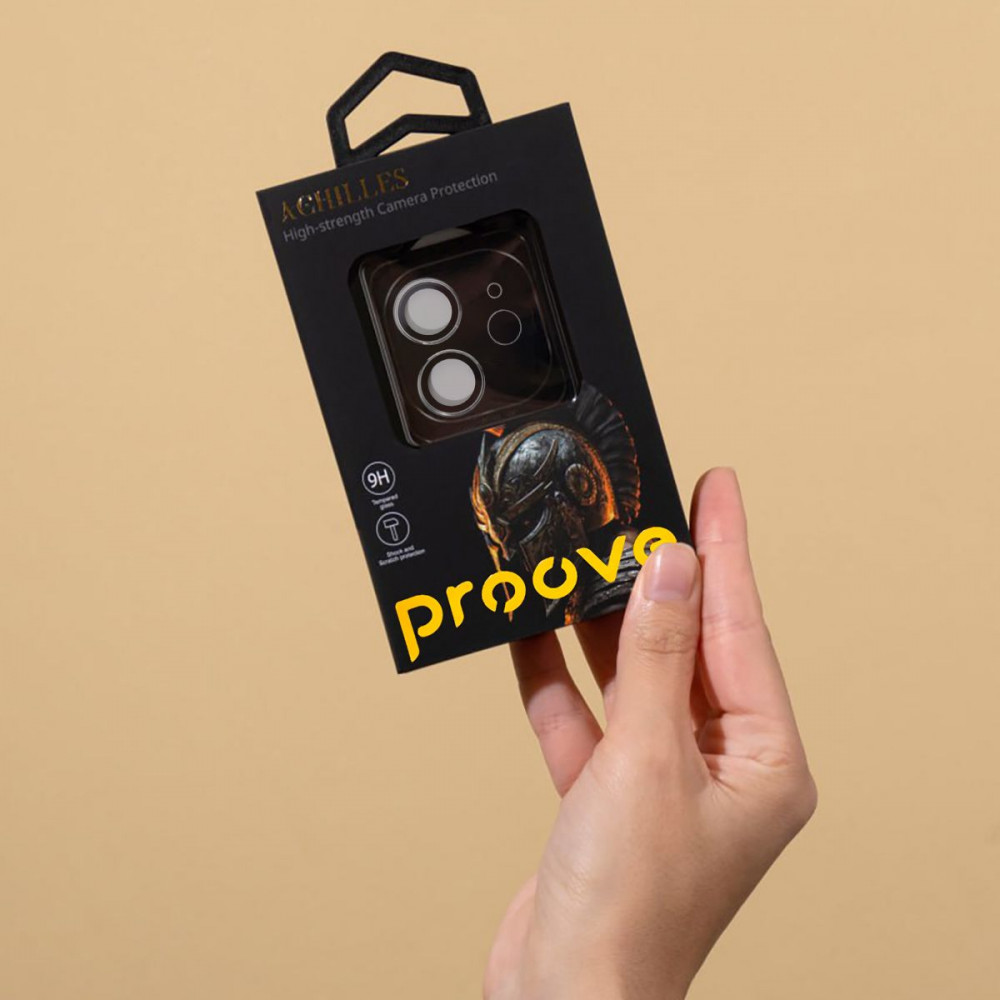 Захист камери Proove Achilles iPhone 11/12/12 mini black (CPPAIP120001) Чорний на малюнкі №10