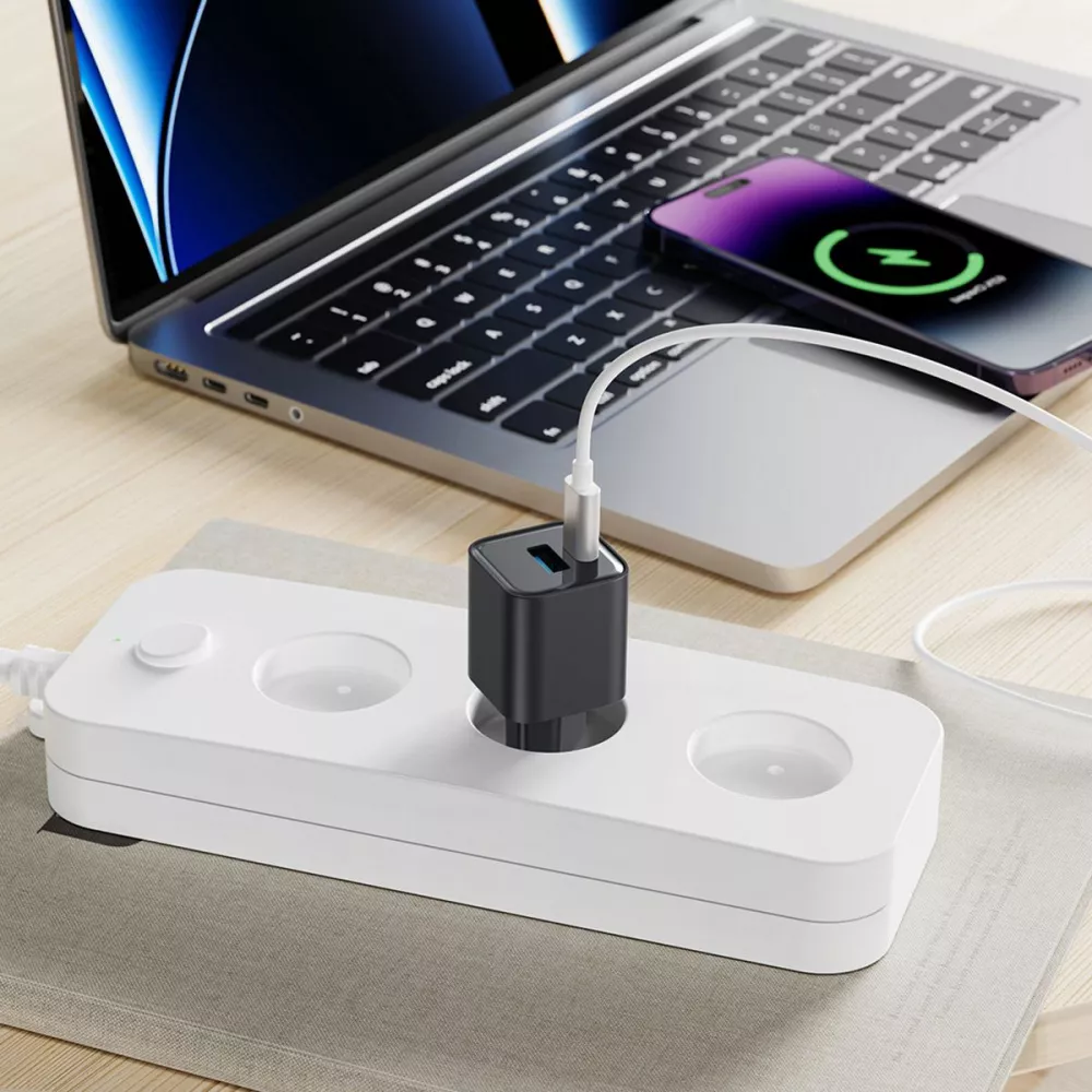 СЗУ Proove Silicone Power Plus 20W (Type-C + USB) - фото 2