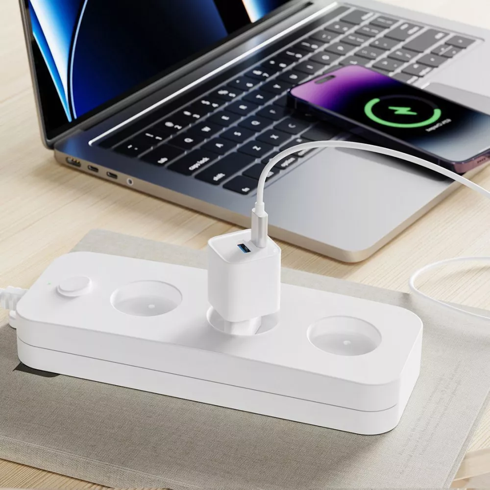 СЗУ Proove Silicone Power Plus 20W (Type-C + USB) - фото 1