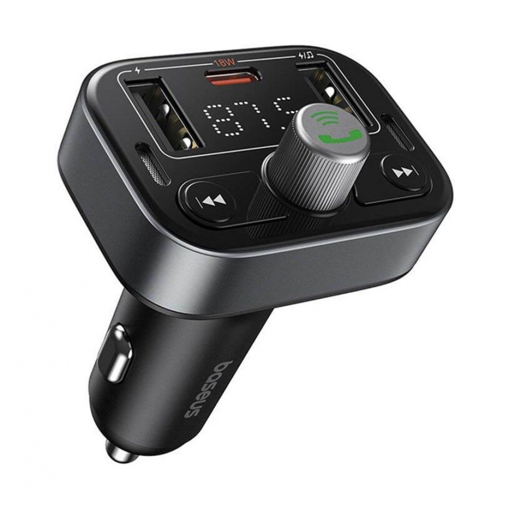 АЗП Baseus FM Launcher S-09 Pro 35W (PD+QC3.0) Type-C+2USB — Придбати в Україні - фото 1