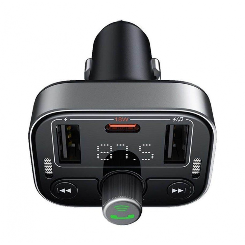 АЗП Baseus FM Launcher S-09 Pro 35W (PD+QC3.0) Type-C+2USB — Придбати в Україні - фото 4