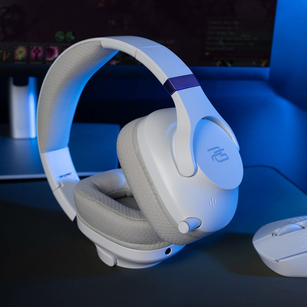 Бездротова ігрова гарнітура Proove Gaming Bliss Pro (APP) white (GHBLPPP10002) Білий на малюнкі №14