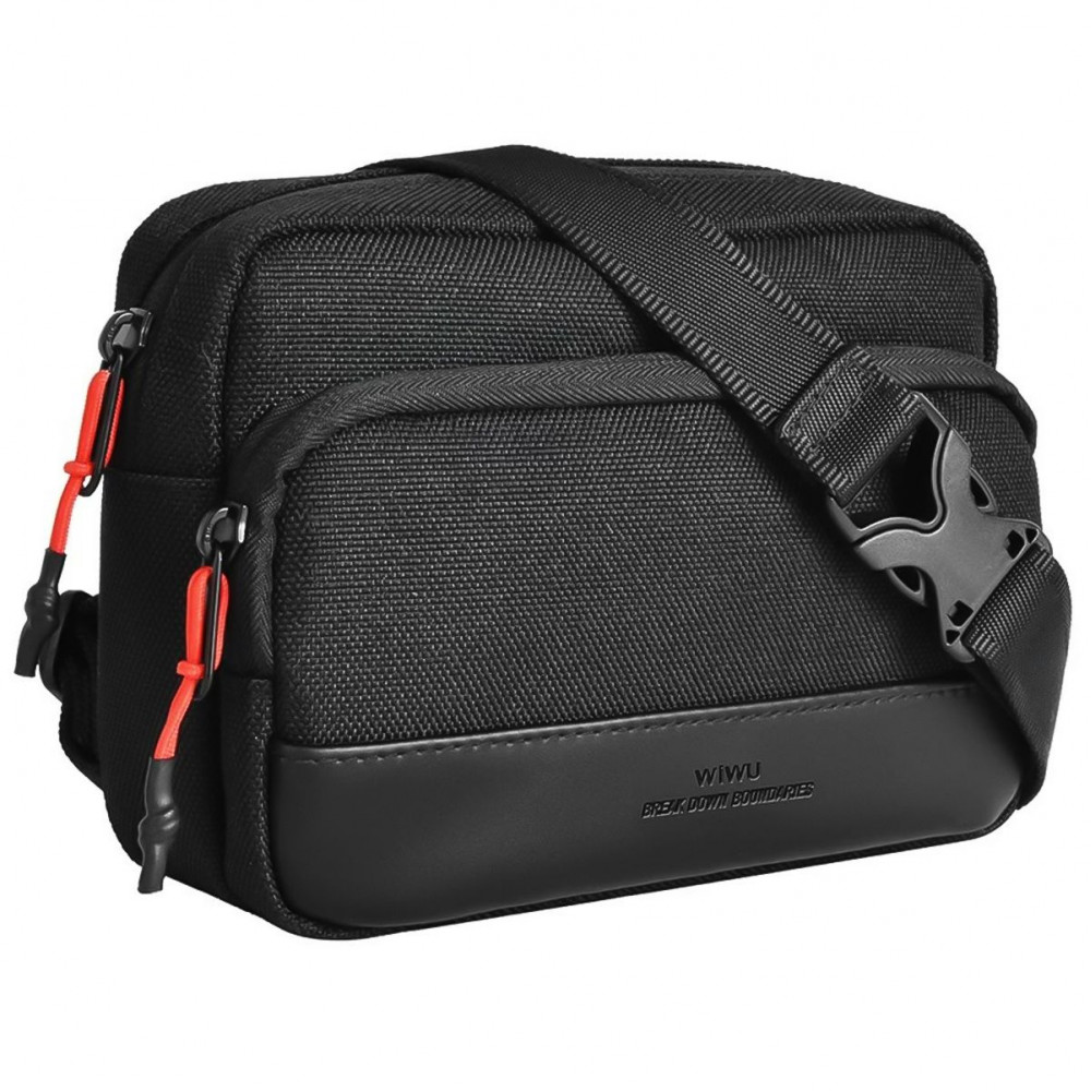 Сумка WIWU Essen 2 in 1 Crossbody Bag black на малюнкі №1