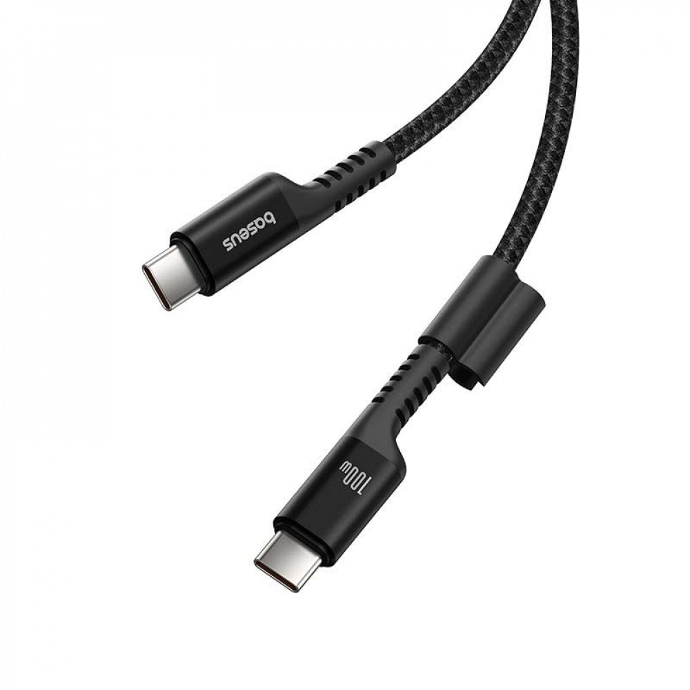 Кабель Baseus Fish-Eye Fast Charging Type-C to Type-C 100W (1m) — Придбати в Україні - фото 5