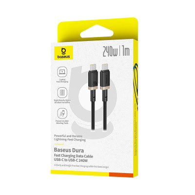 Кабель Baseus Dura Fast Charging Type-C to Type-C 240W (1m) — Придбати в Україні