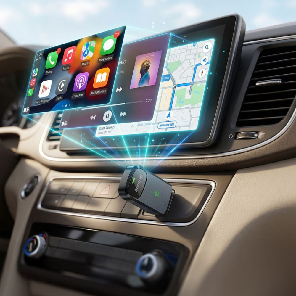 Бездротовий адаптер Proove Unity 2in1 (CarPlay / Android Auto) — Придбати в Україні - фото 6