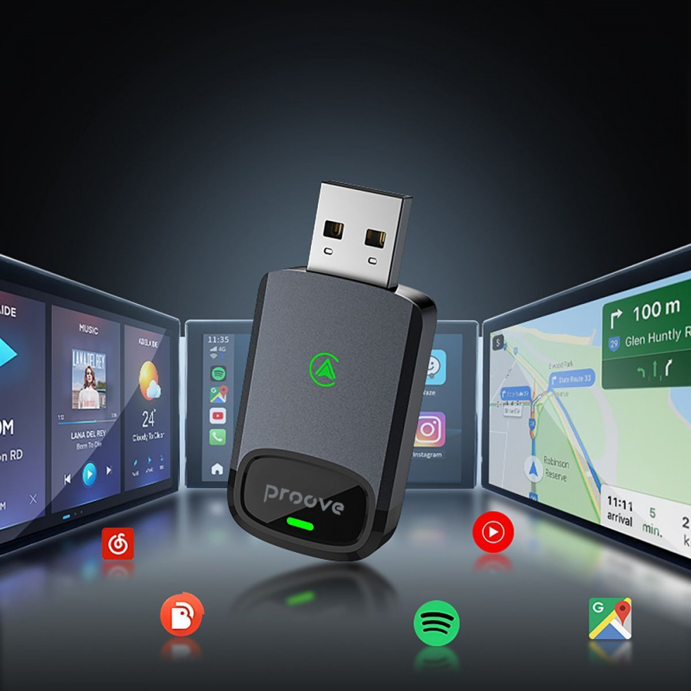 Бездротовий адаптер Proove Unity 2in1 (CarPlay / Android Auto) — Придбати в Україні - фото 8