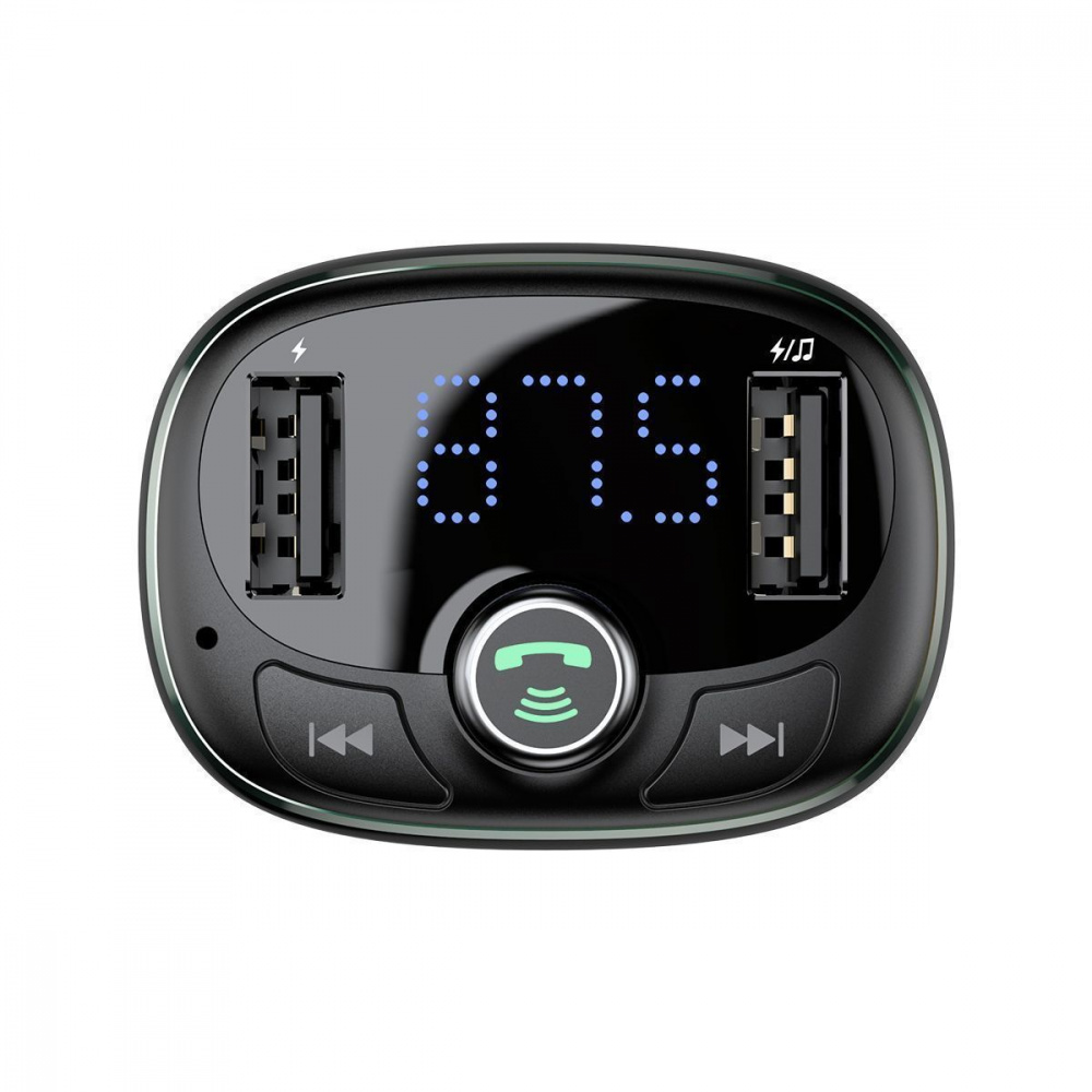 Автомобильное ЗУ Baseus FM Launcher S-09 Overseas Edition 2xUSB (3.4А) - фото 9