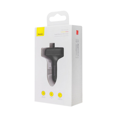 Купить Автомобильное ЗУ Baseus FM Launcher S-09 Overseas Edition 2xUSB (3.4А) 20358 - Ncase