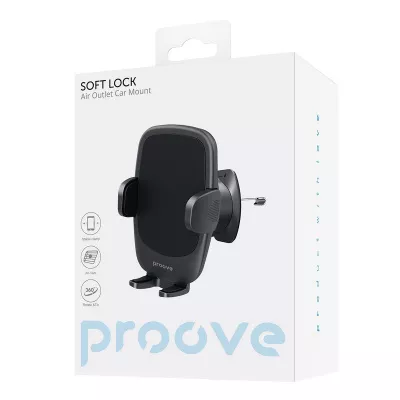 Купить Автомобільний тримач Proove Soft Lock Air Outlet Car Mount 55543 - Ncase