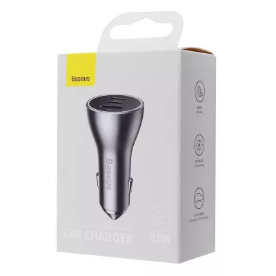 Купить АЗП Baseus Golden Contactor Pro 65W USB + 2xType-C 38660 - Ncase