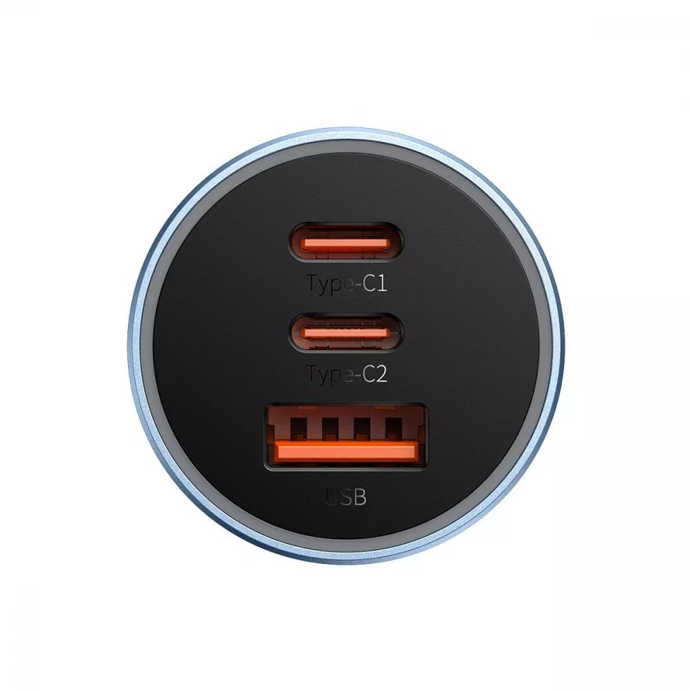 АЗП Baseus Golden Contactor Pro 65W USB + 2xType-C — Придбати в Україні - фото 8
