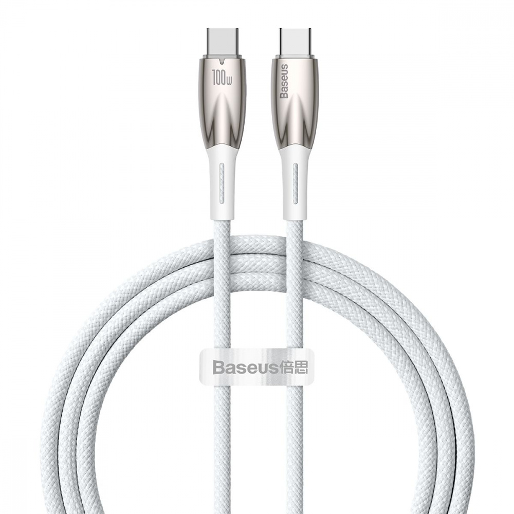 Кабель Baseus Glimmer Series Fast Charging Type-C to Type-C 100W (1m) — Придбати в Україні - фото 8