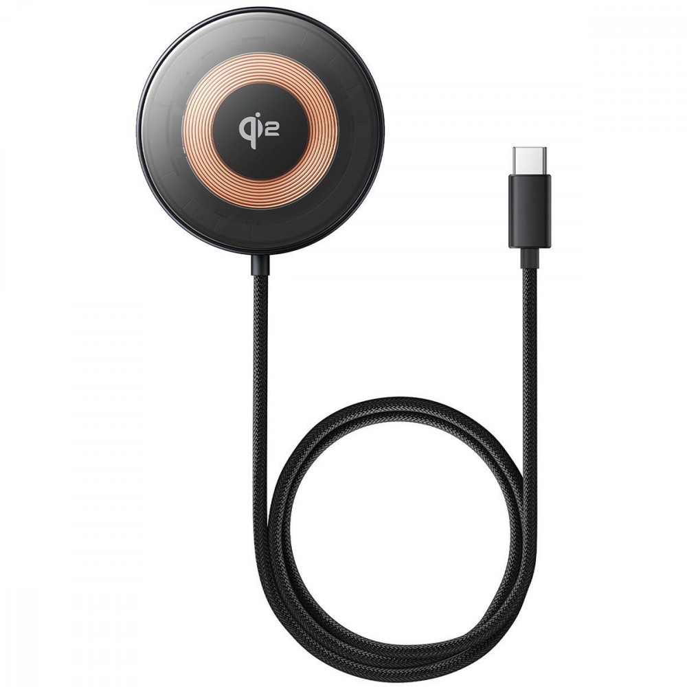 Беспроводное ЗУ Baseus Simple Mini4 Qi2 15W black (P10273300121-01) Черный на картинке №3