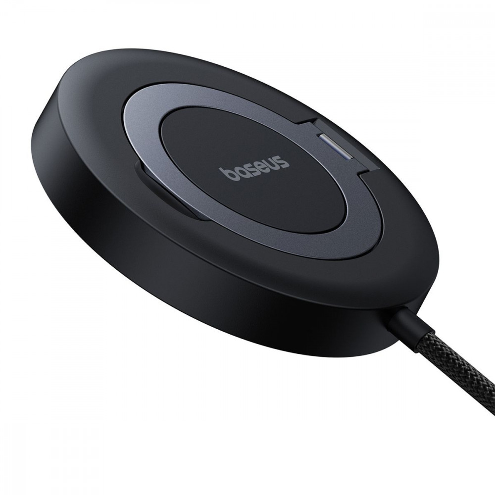 Беспроводное ЗУ Baseus Simple Mini4 Qi2 15W black (P10273300121-01) Черный на картинке №5