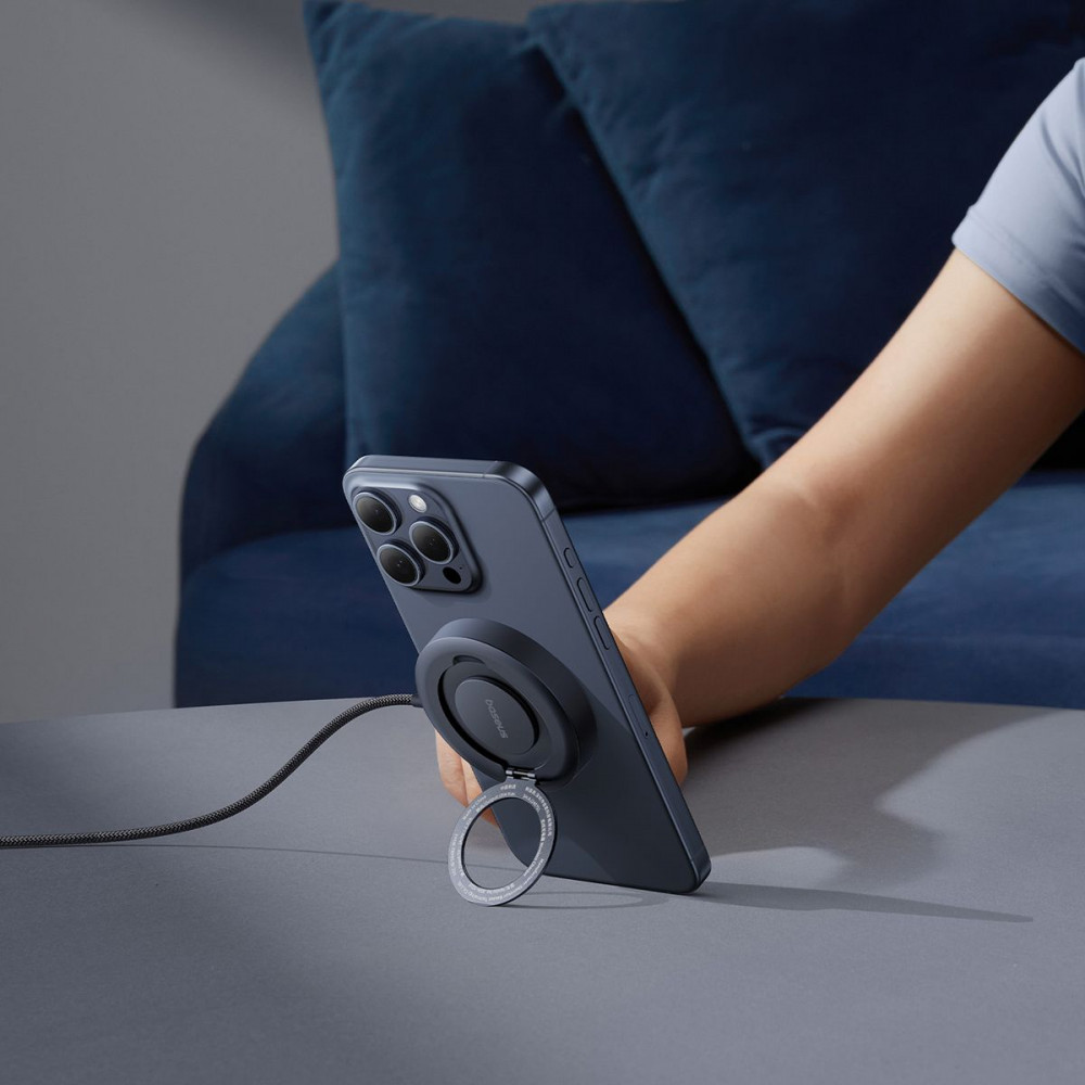 Беспроводное ЗУ Baseus Simple Mini4 Qi2 15W black (P10273300121-01) Черный на картинке №9