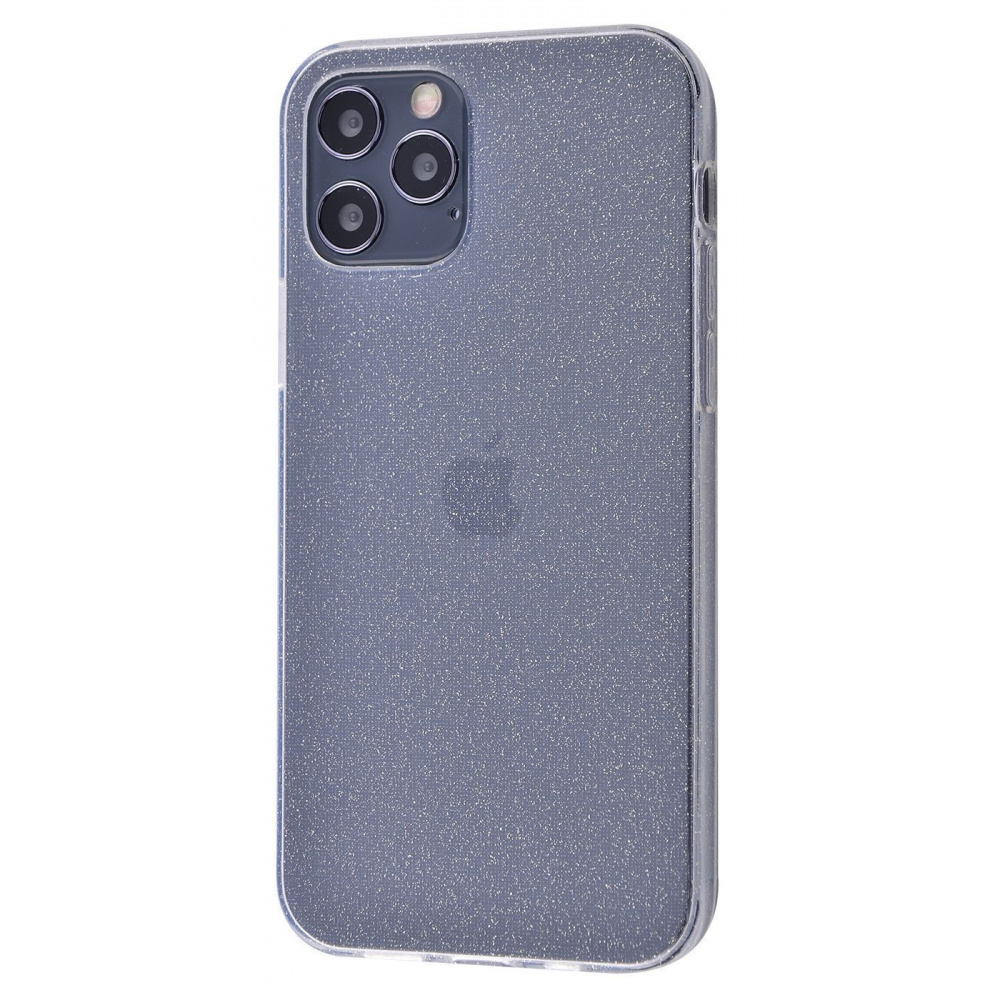 Чехол High quality silicone with sparkles 360 protect iPhone 12/12 Pro