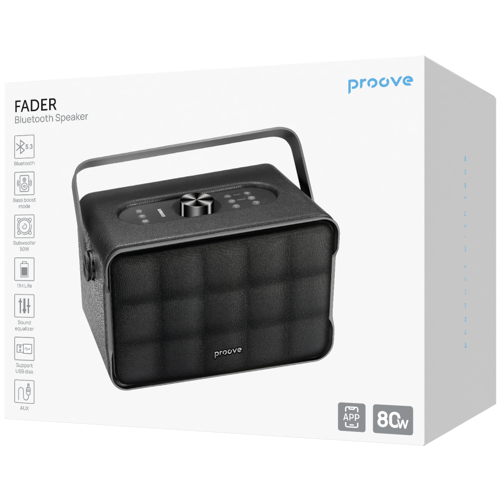 Портативная Акустика Proove Fader 80W (APP) - фото 1