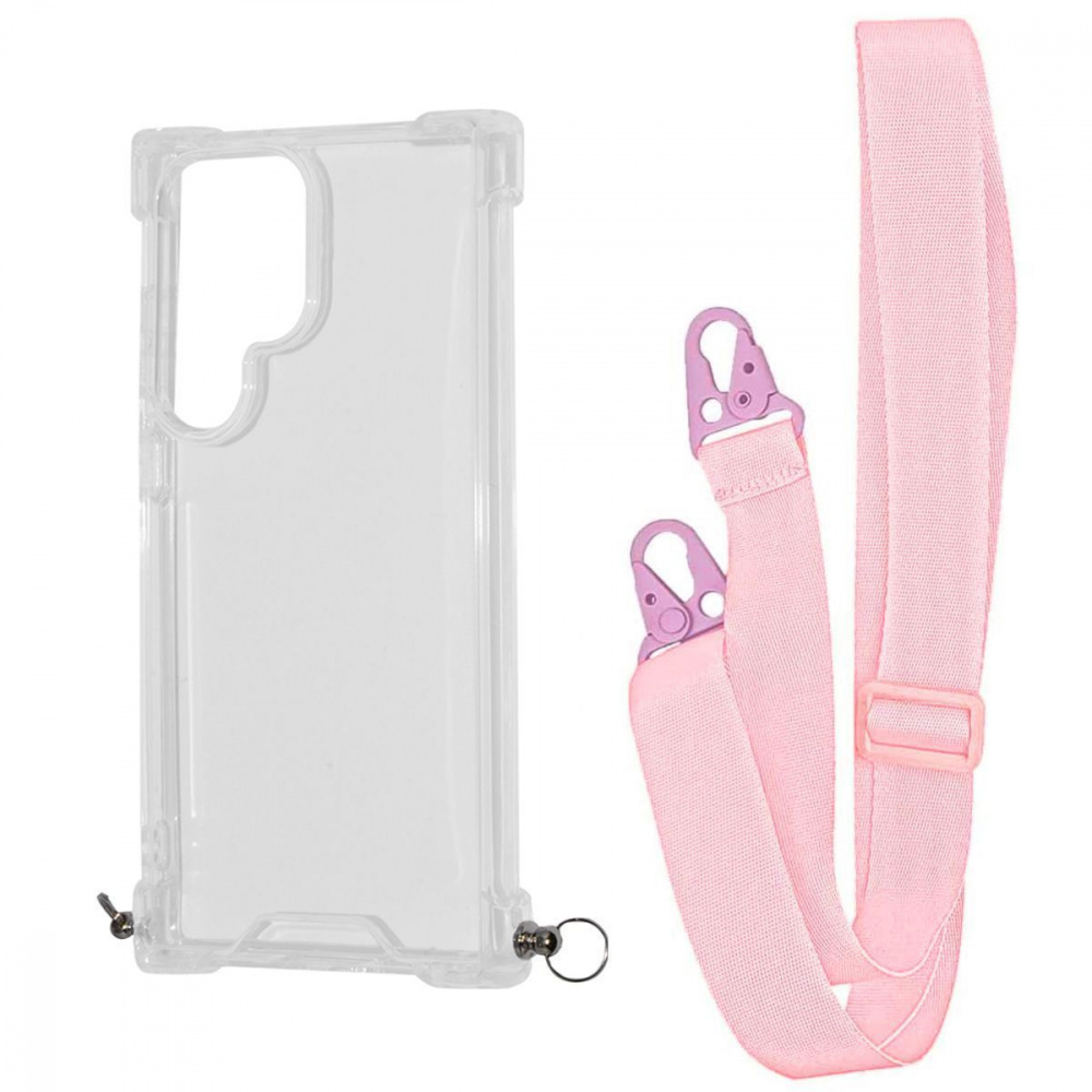 Чохол WAVE Clear Case with Strap Samsung Galaxy S24 Ultra — Придбати в Україні