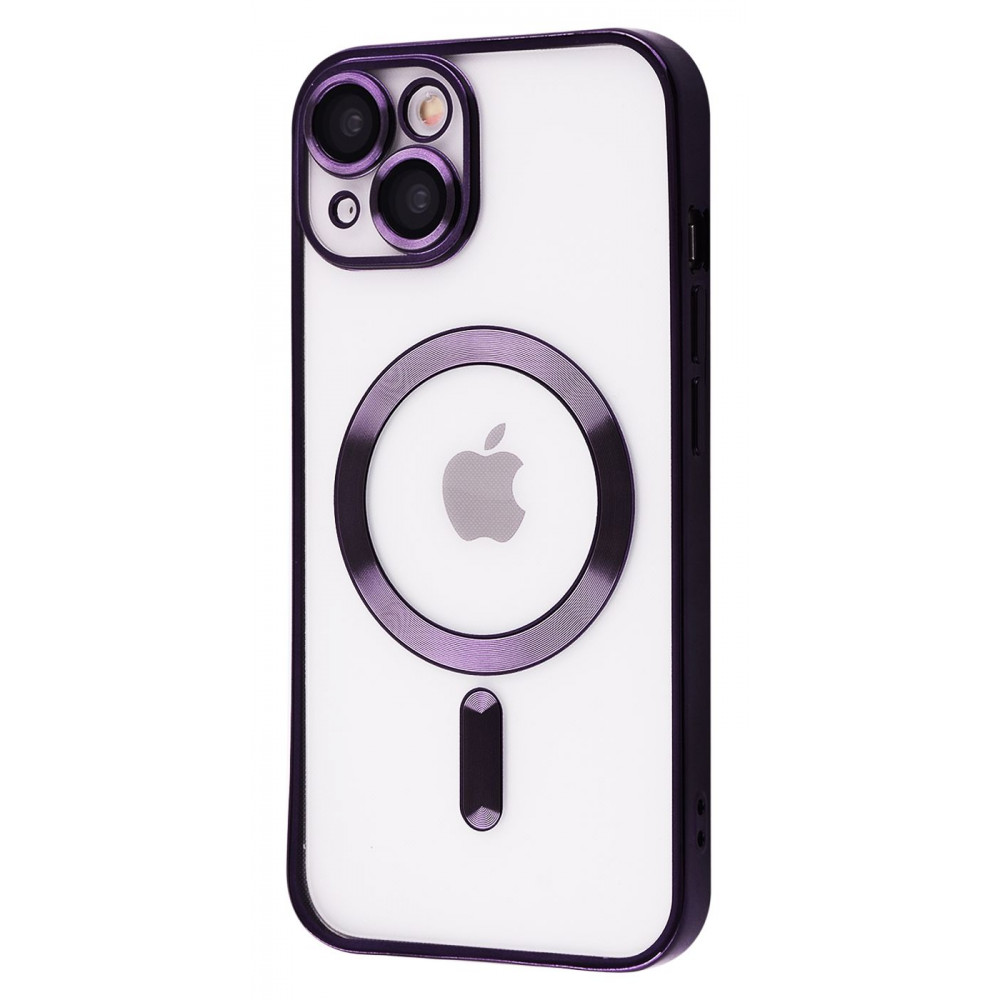 Чохол Metal Matte Case with Magnetic Ring iPhone 13 deep purple на малюнкі №1