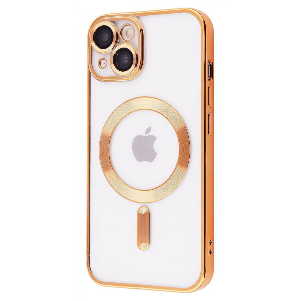 Чохол Metal Matte Case with Magnetic Ring iPhone 13 gold на малюнкі №1