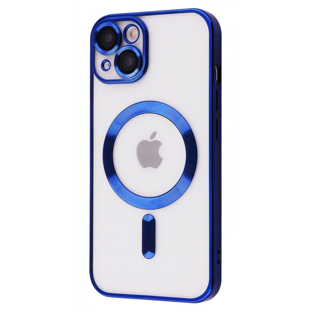 Чохол Metal Matte Case with Magnetic Ring iPhone 13 midnight blue на малюнкі №1