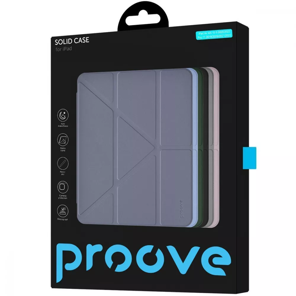 Чохол Proove Solid Case iPad Air 4/5 2020/2022, Pro 11 2018/2020/2021/2022 — Придбати в Україні - фото 1