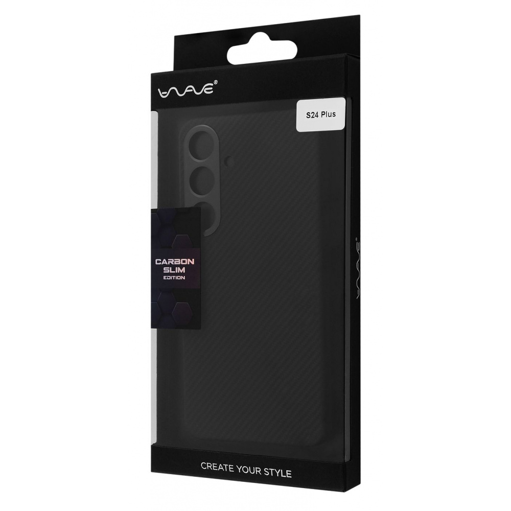 Чохол WAVE Premium Carbon Slim with Magnetic Ring Samsung Galaxy S24 Plus — Придбати в Україні - фото 1