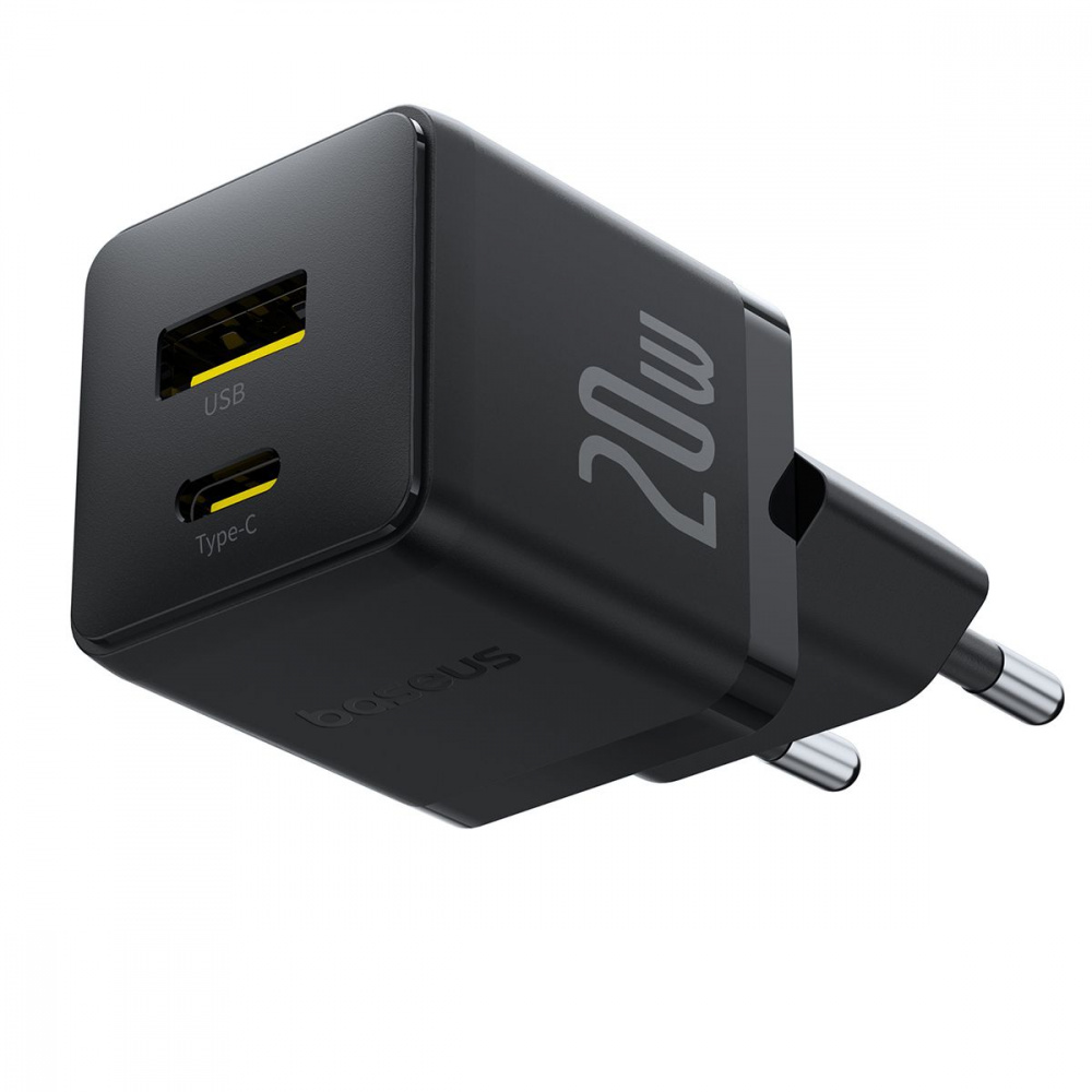 МЗП Baseus Palm Fast Charger Type-C+USB 20W — Придбати в Україні - фото 1
