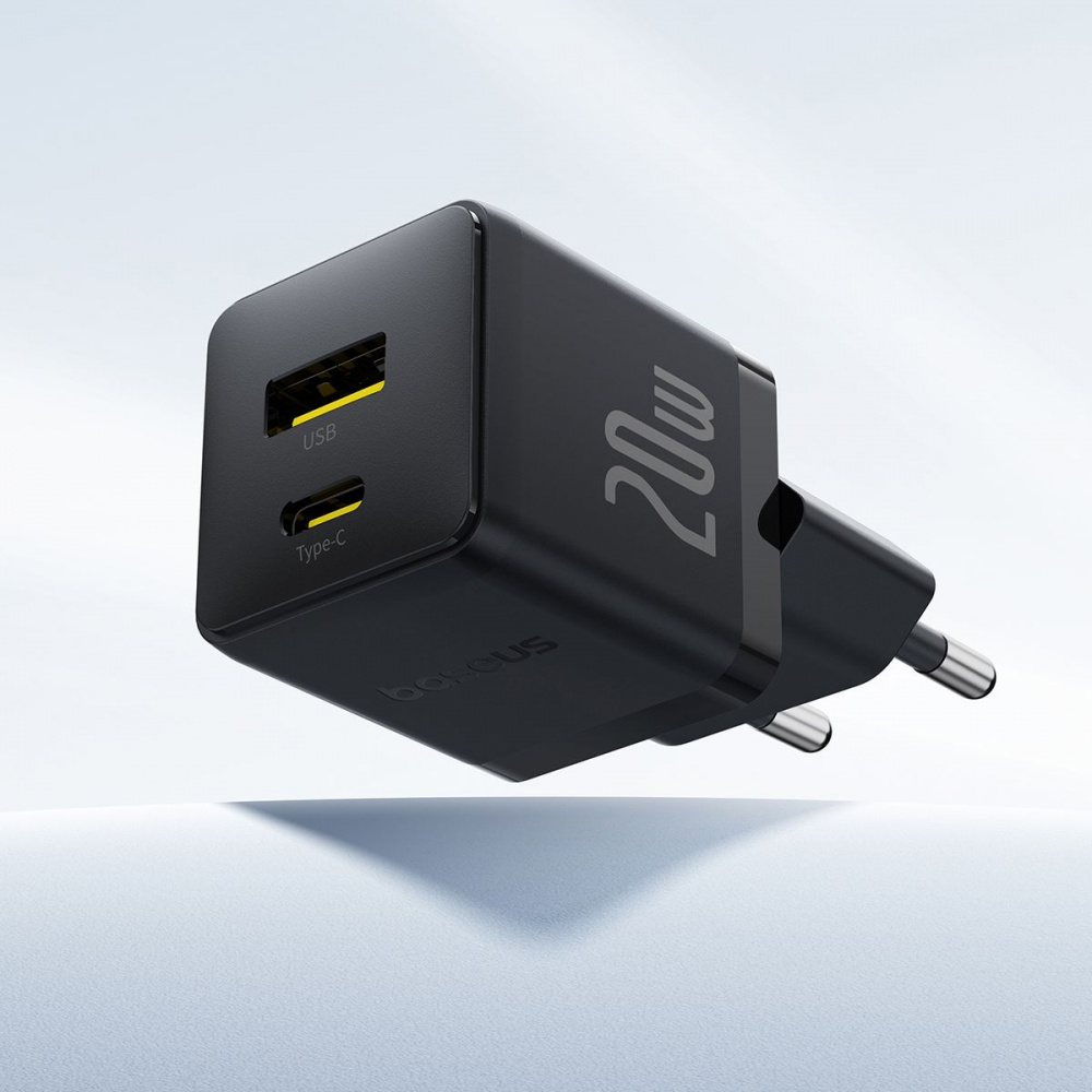 МЗП Baseus Palm Fast Charger Type-C+USB 20W — Придбати в Україні - фото 3