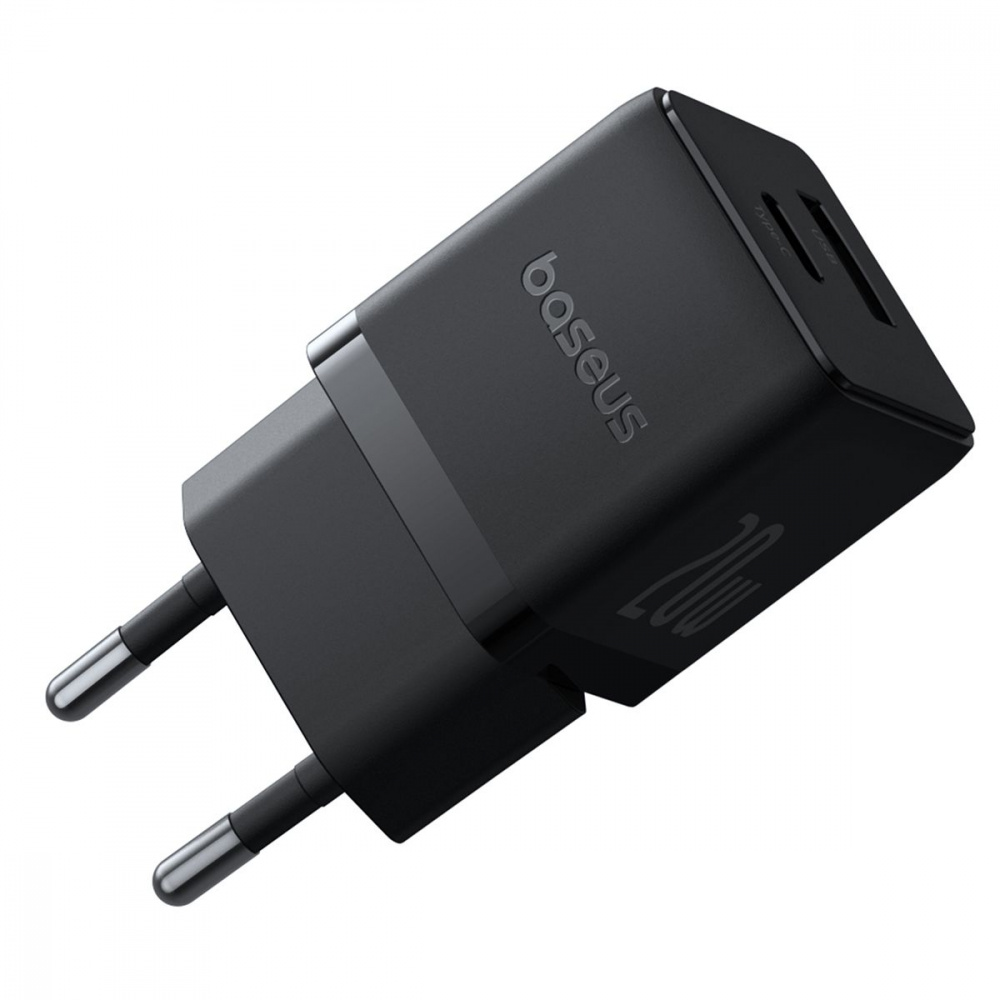 МЗП Baseus Palm Fast Charger Type-C+USB 20W (With Cable Type-C to Type-C 60W 1m) — Придбати в Україні - фото 3