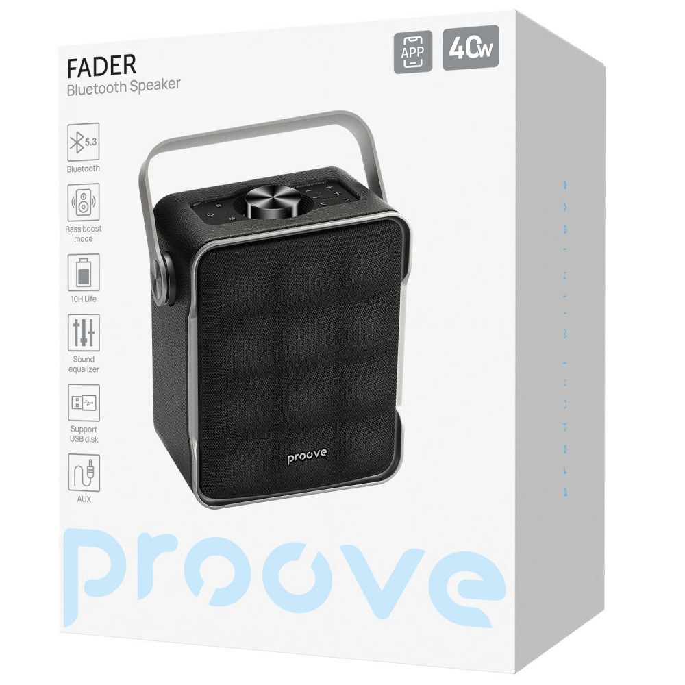 Портативна Акустика Proove Fader 40W (APP) — Придбати в Україні - фото 1