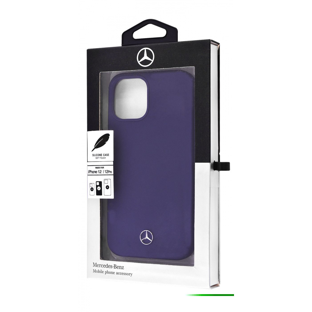 Чехол Silicone Mercedes-Benz Case iPhone 12/12 Pro