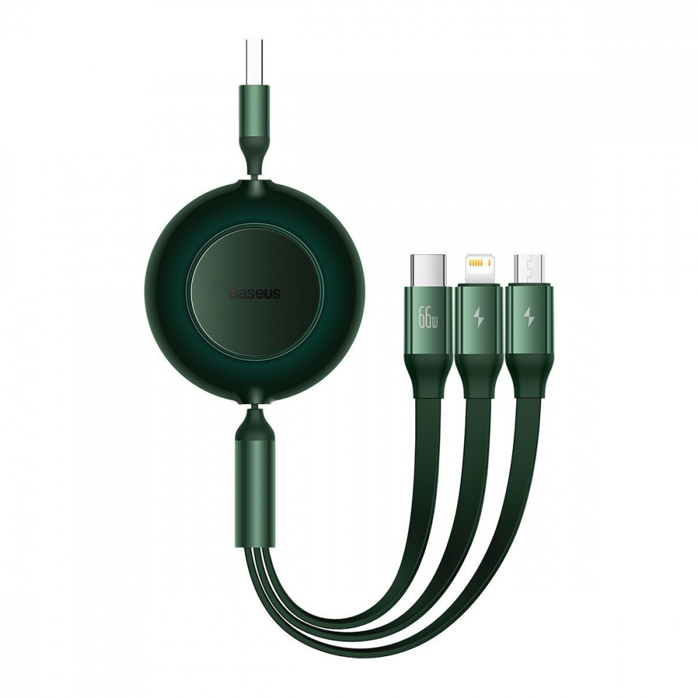 Кабель Baseus Bright Mirror 2 Series 3-in-1 (Micro USB+Lightning+Type-C) 66W (1.1m) — Придбати в Україні