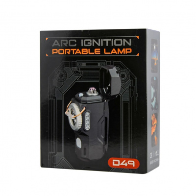 Акумуляторний LED ліхтарик D49 з запальничкою — Придбати в Україні