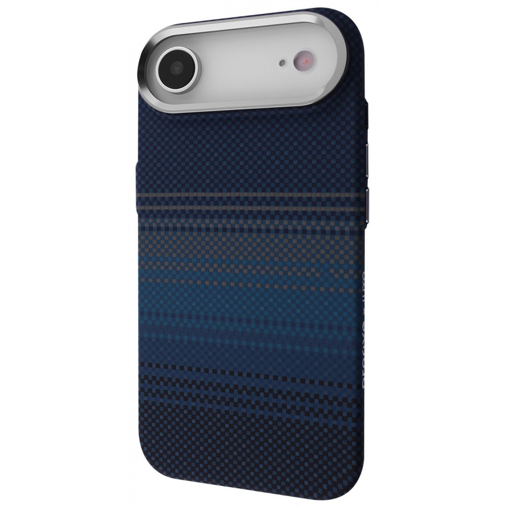 Чохол Proove Gleam Case with Magnetic Ring iPhone 17 Air blue stripes (PCGCIP17AR64) сині смужки на малюнкі №1