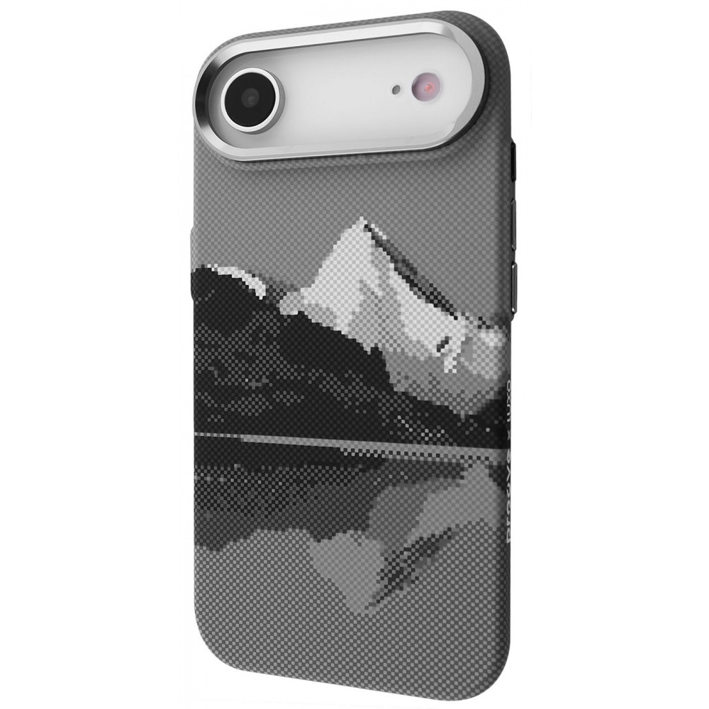 Чохол Proove Gleam Case with Magnetic Ring iPhone 17 Air silver peak (PCGCIP17AR69) срібна вершина на малюнкі №1
