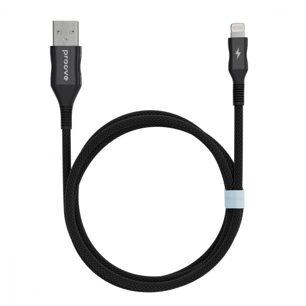 Кабель Proove Braided Scout USB to Lightning 2.4A (1m) — Придбати в Україні - фото 1