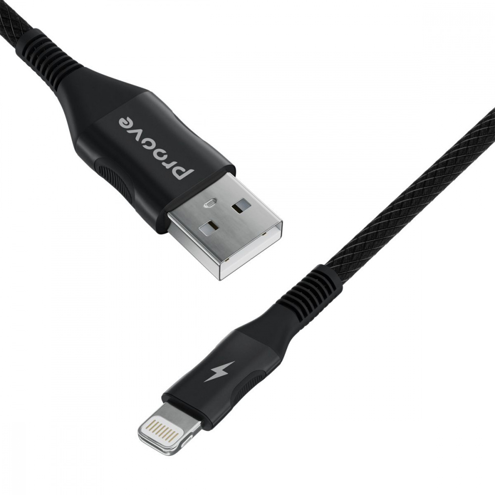Кабель Proove Braided Scout USB to Lightning 2.4A (1m) — Придбати в Україні - фото 2
