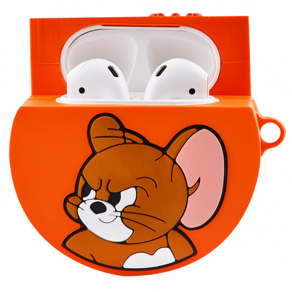 Чехол Tom and Jerry Circle Case for Airpods 1/2 - фото 2